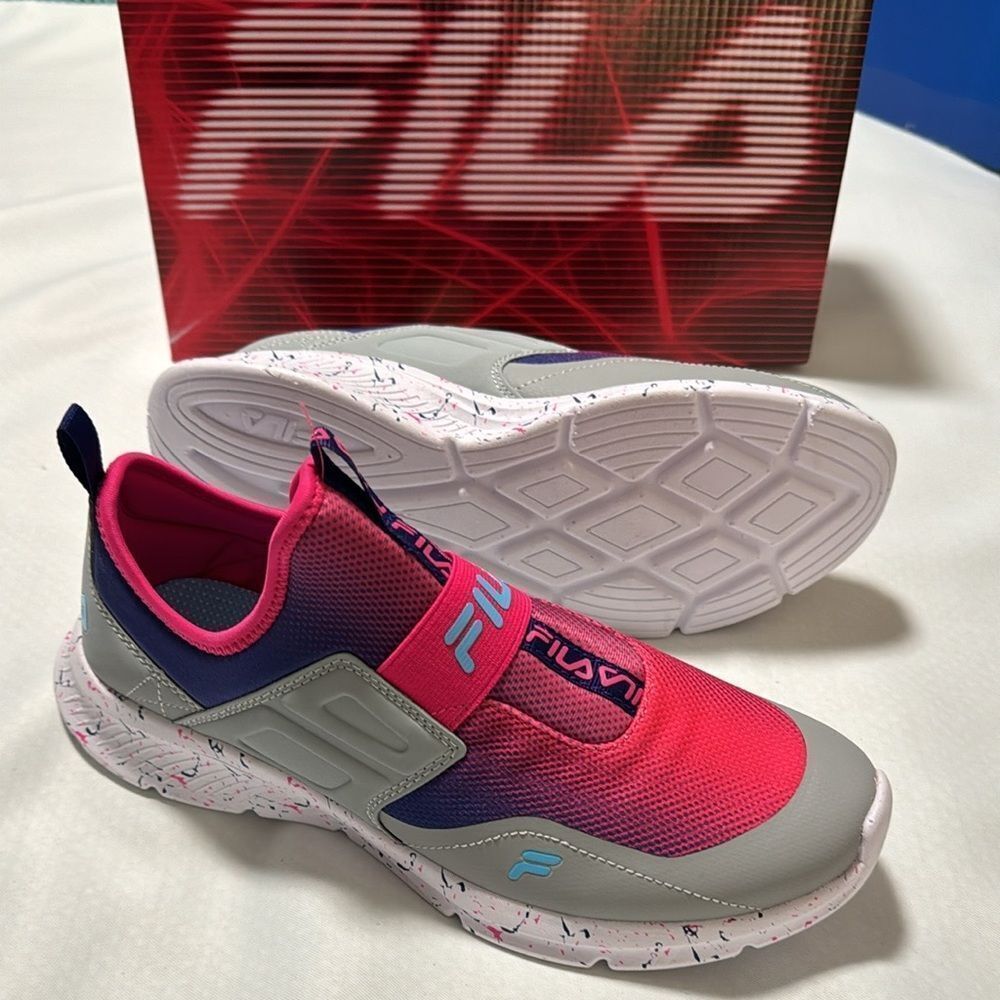 Fila Athletic Shoes Girls 7 Slip On
